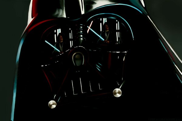 Darth Vader Maske mit Krieger-Reflexion