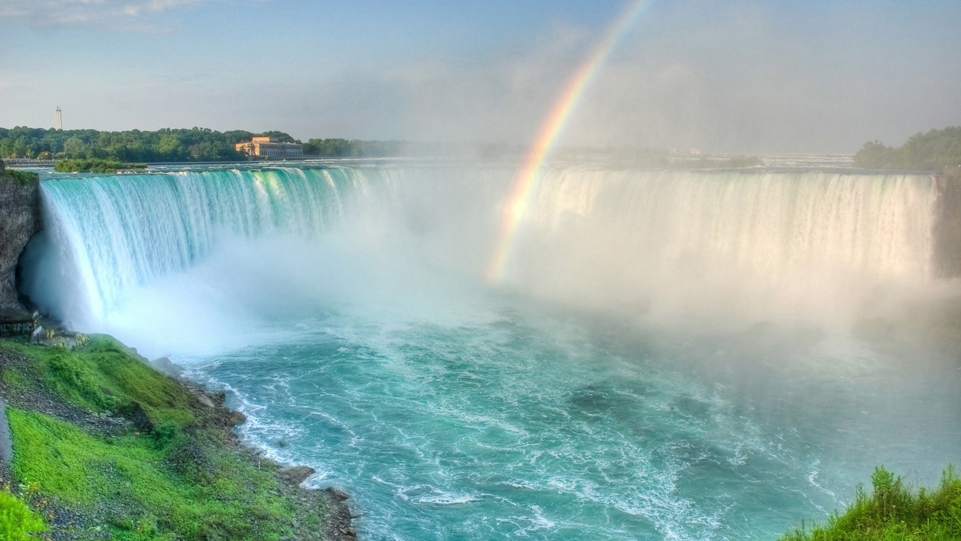 cascades eau arc en ciel cascade paysage voyage nature pulvérisation été surf à l extérieur mer rivière loisirs trafic plage ciel