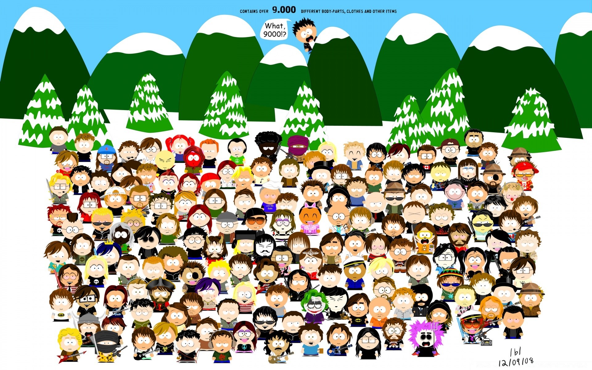 south park illustration