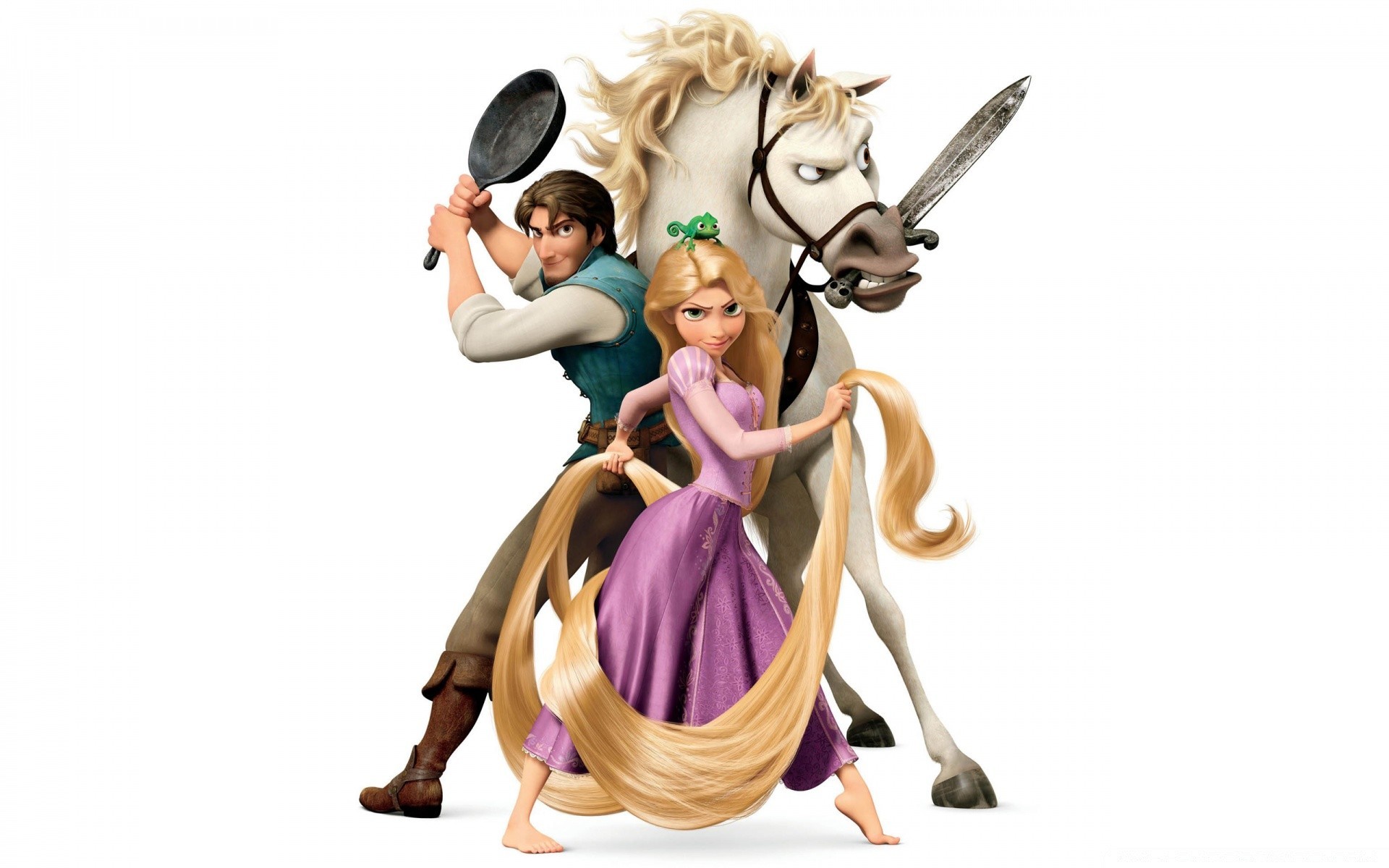 tangled kobieta na białym tle dziewczyna młody