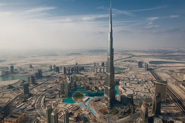 Der höchste Burj-Kalif-Wolkenkratzer der Welt