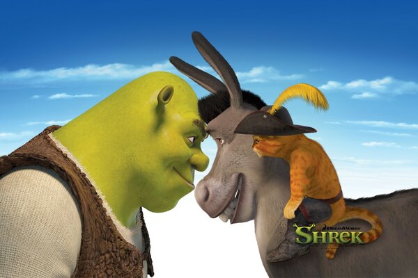 Ritratto di Shrek e dei suoi migliori amici