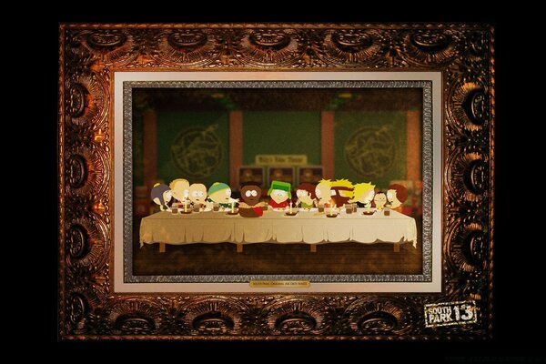 South Park tableau scene