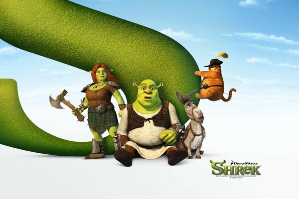 Illustration de Shrek télécharger fond d écran