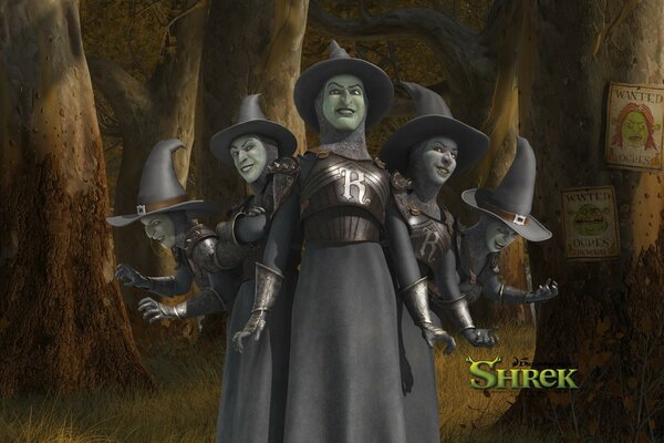 A group of evil wizards in pointy hats