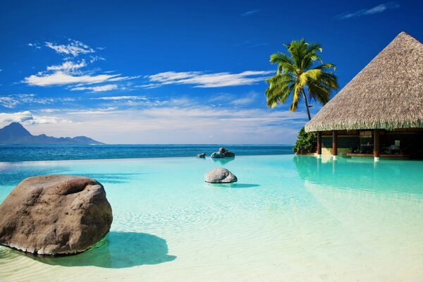 Bar vicino alla piscina in Thailandia