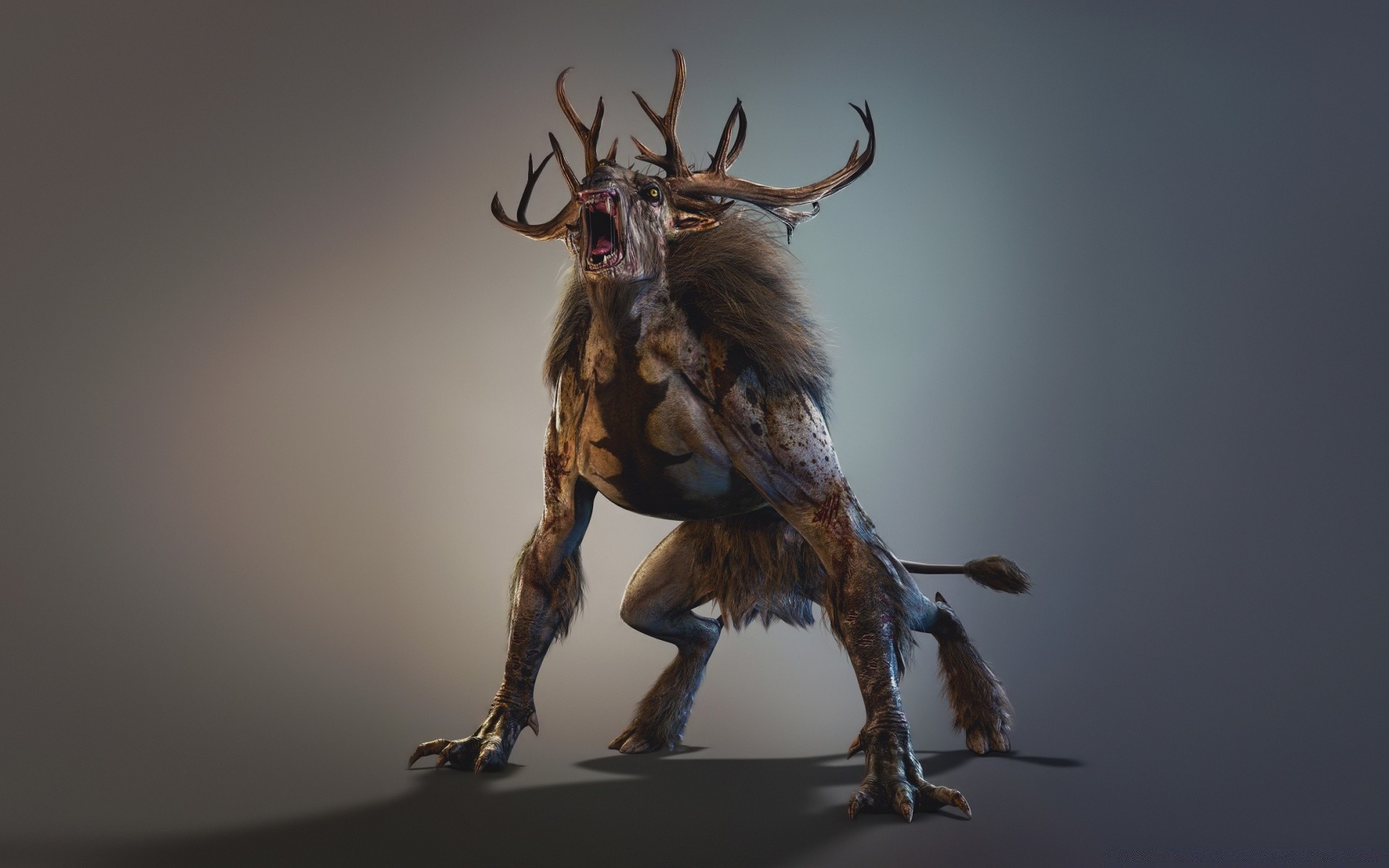 the witcher animal faune vue latérale un