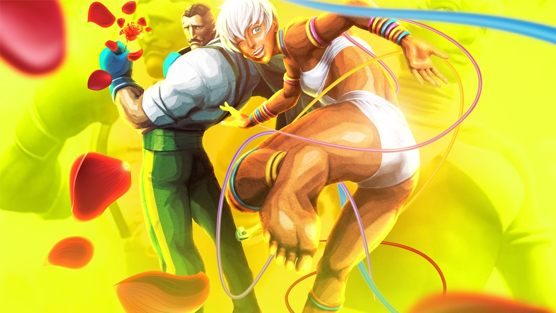 street fighter desktop fun color illustration celebration