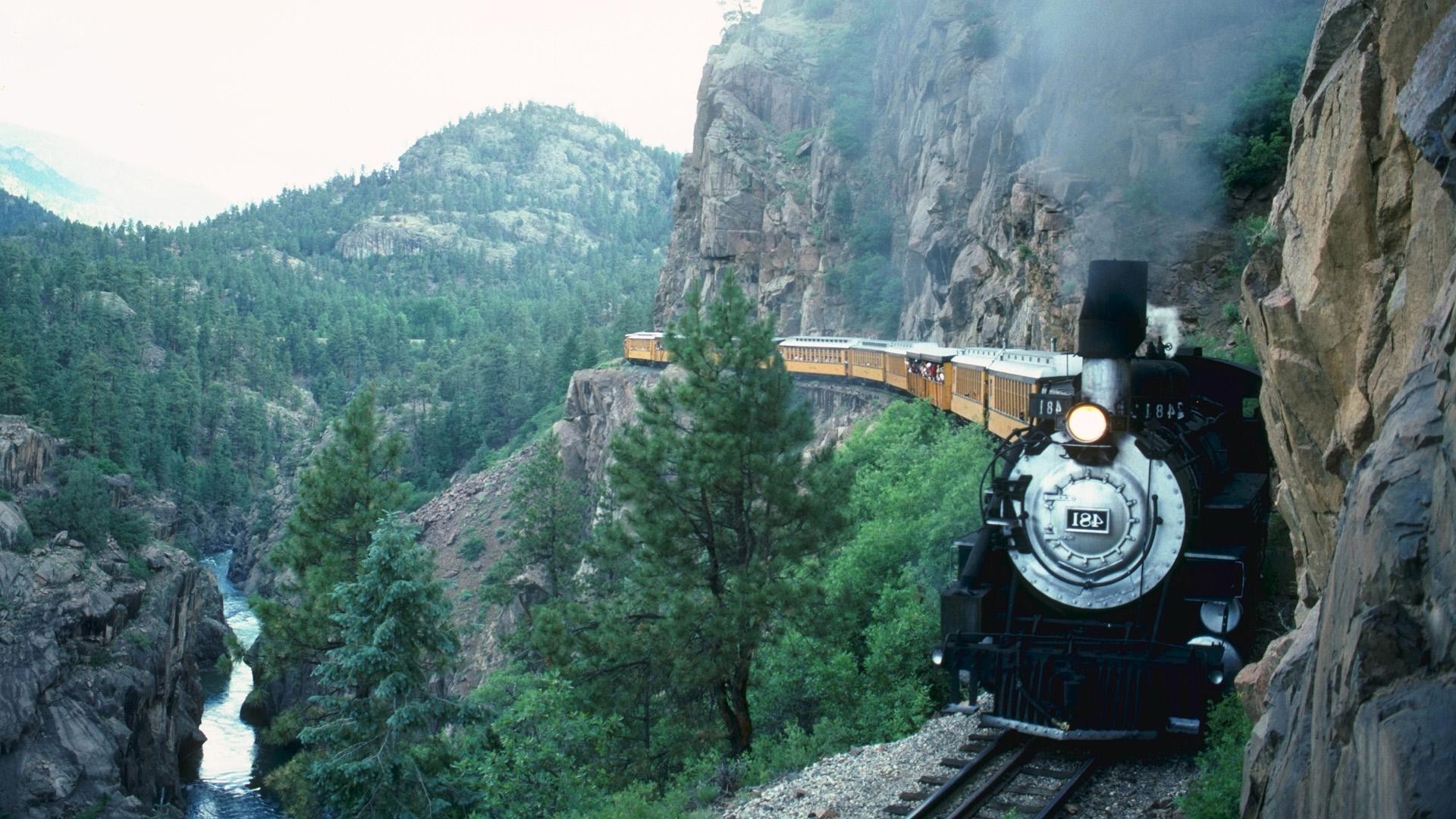 gemiler dağlar seyahat doğa manzara kaya ahşap açık havada turizm vadi ağaç yaz su manzara doğal tren