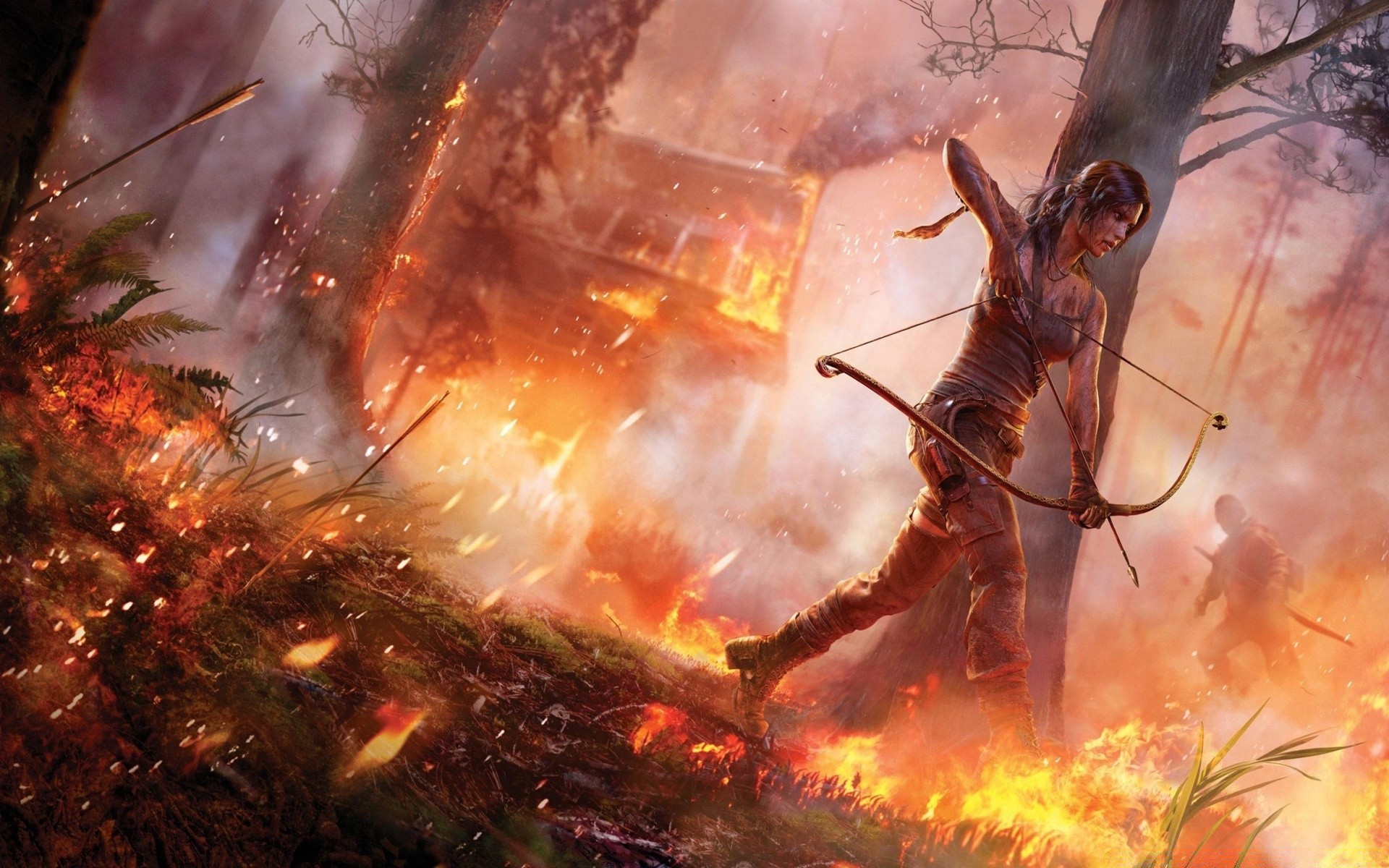 tomb raider flamme rauch wirbellose