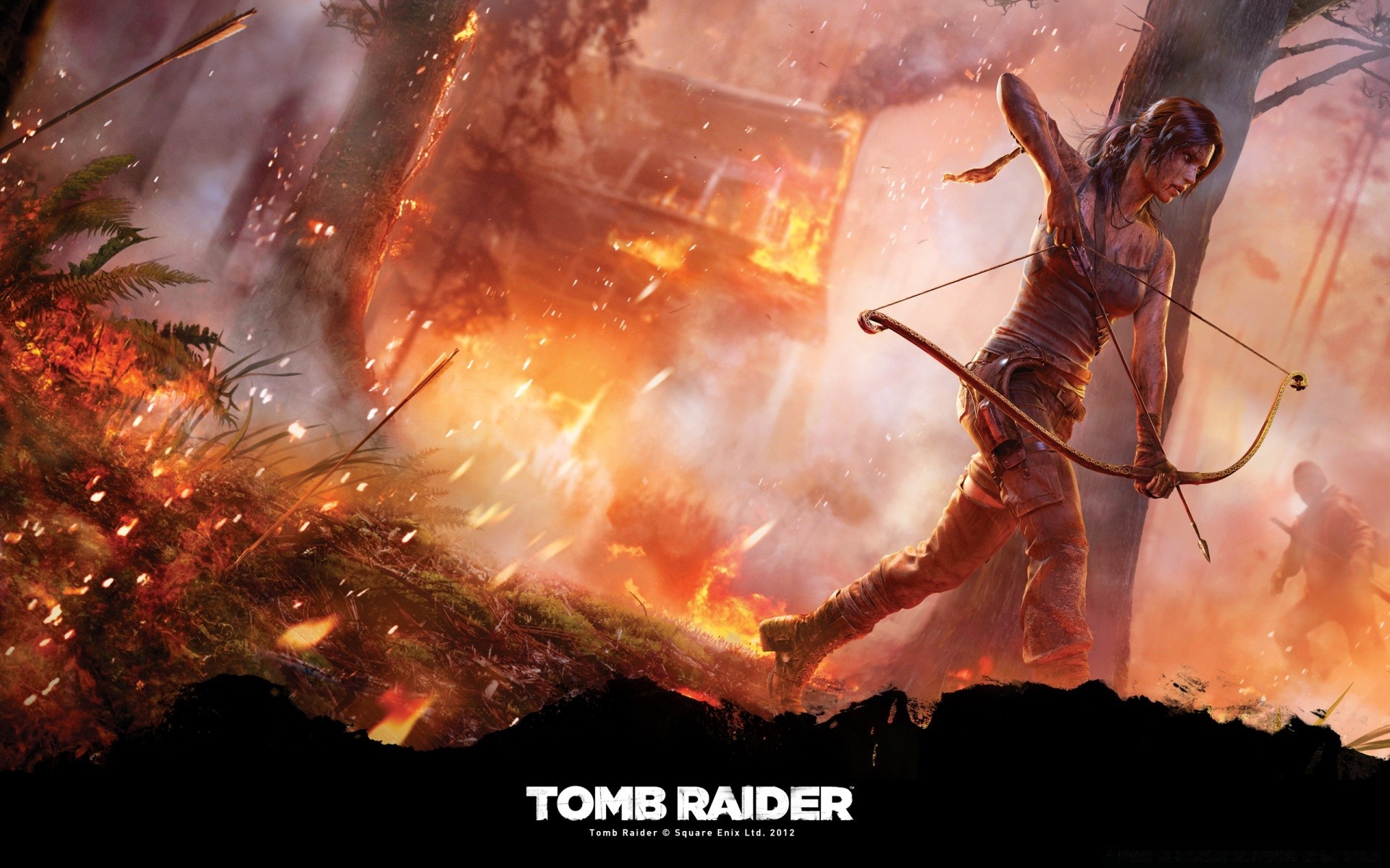 tomb raider invertebrados llama peligro al aire libre humo