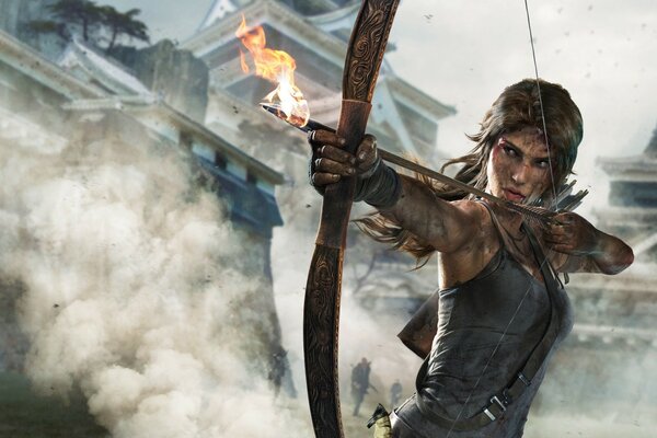 Tomb raider: donna guerriera