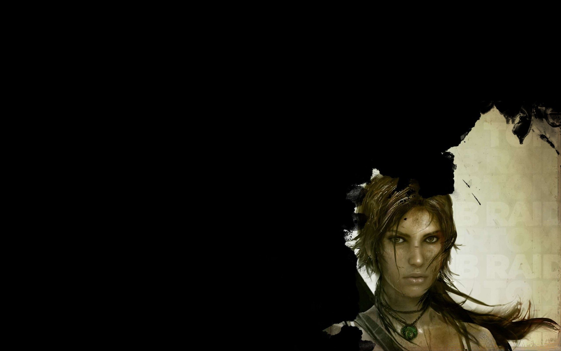 tomb raider retrato adulto solo mujer chica hombre vista lateral luna arte luz música perfil oscuro usar