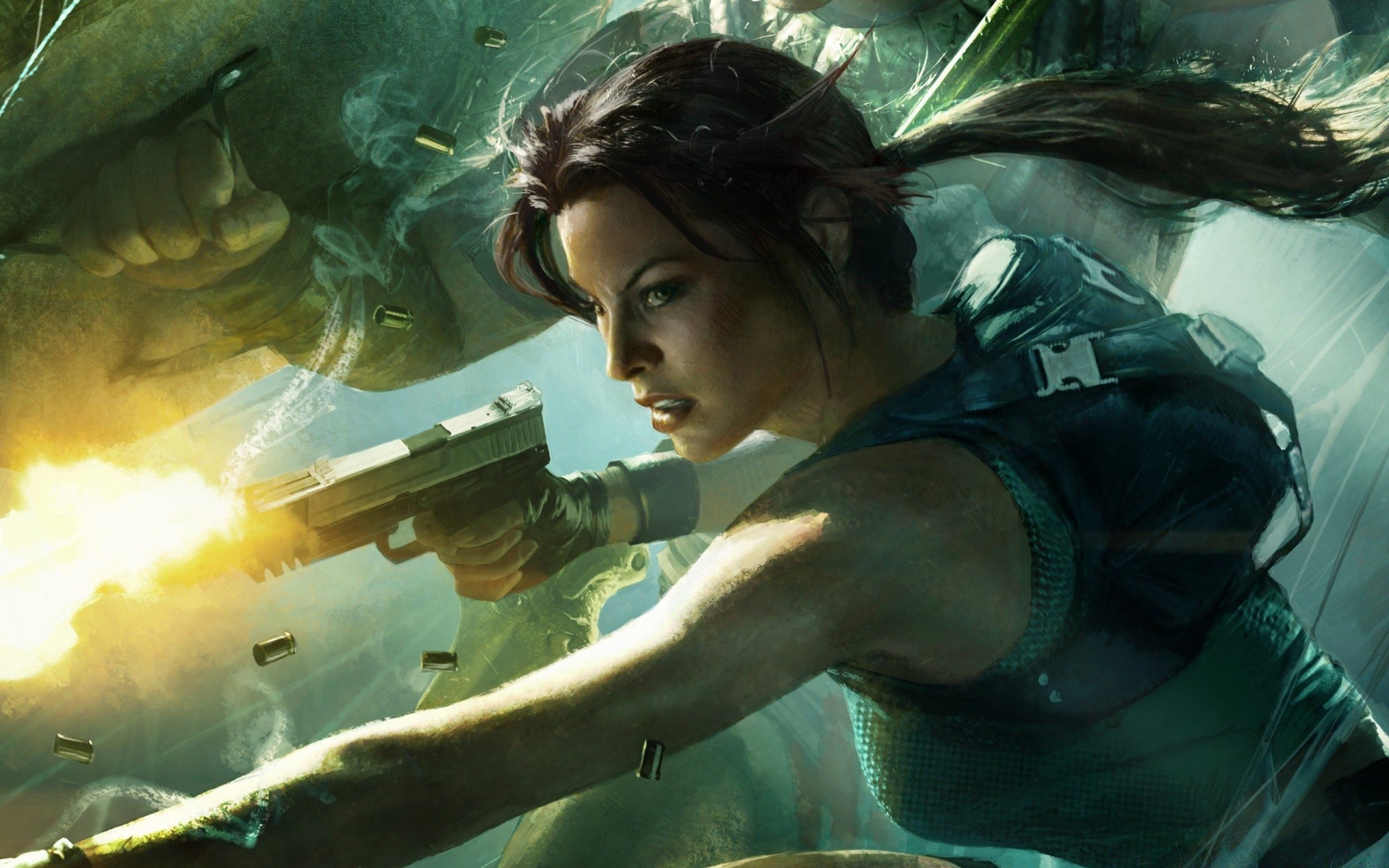 tomb raider sozinho mulher adulto água lazer subaquático