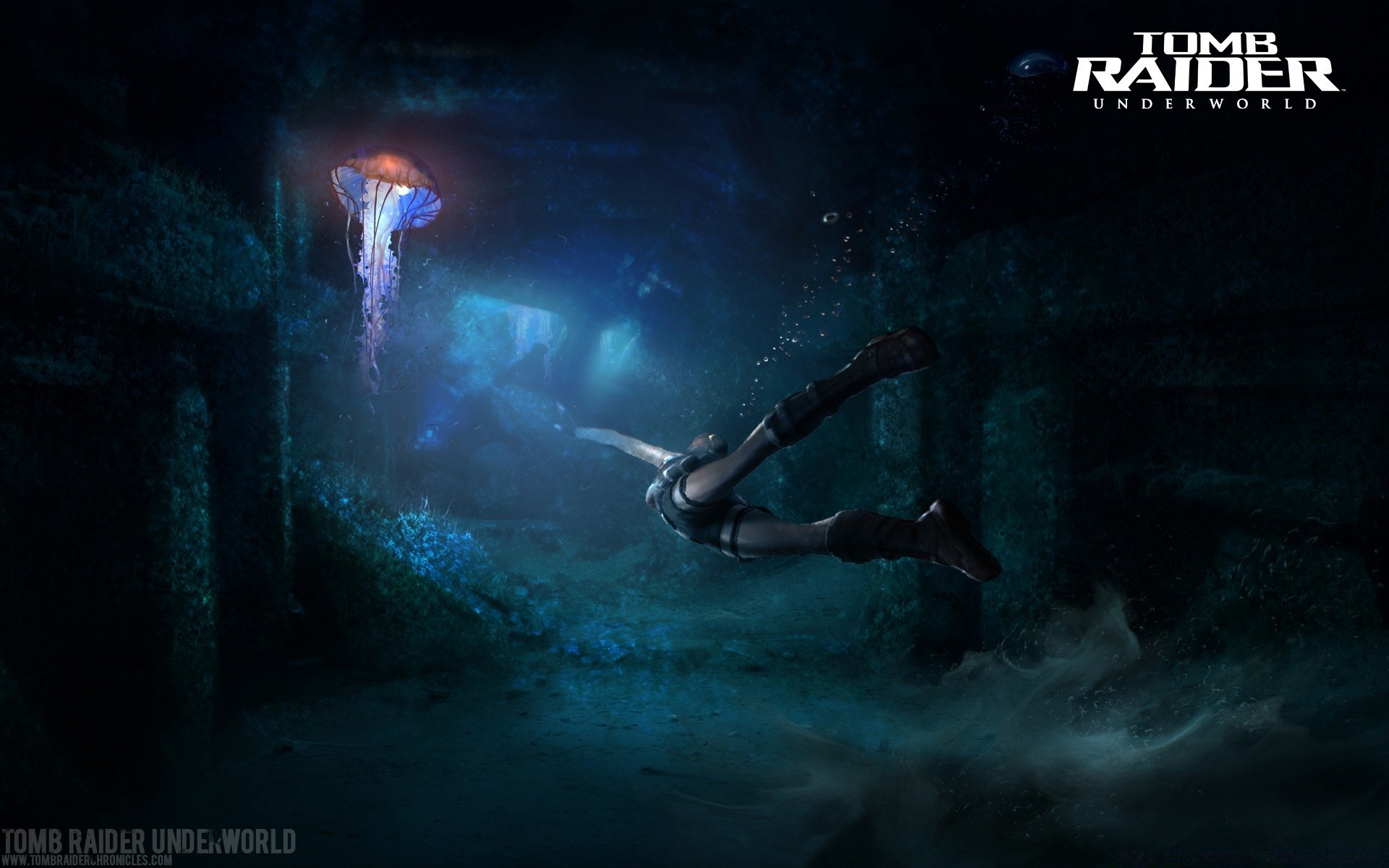 tomb raider subacquea scuro di movimento di nuoto all aperto orizzontale pericolo indoor esplorazione dell acqua