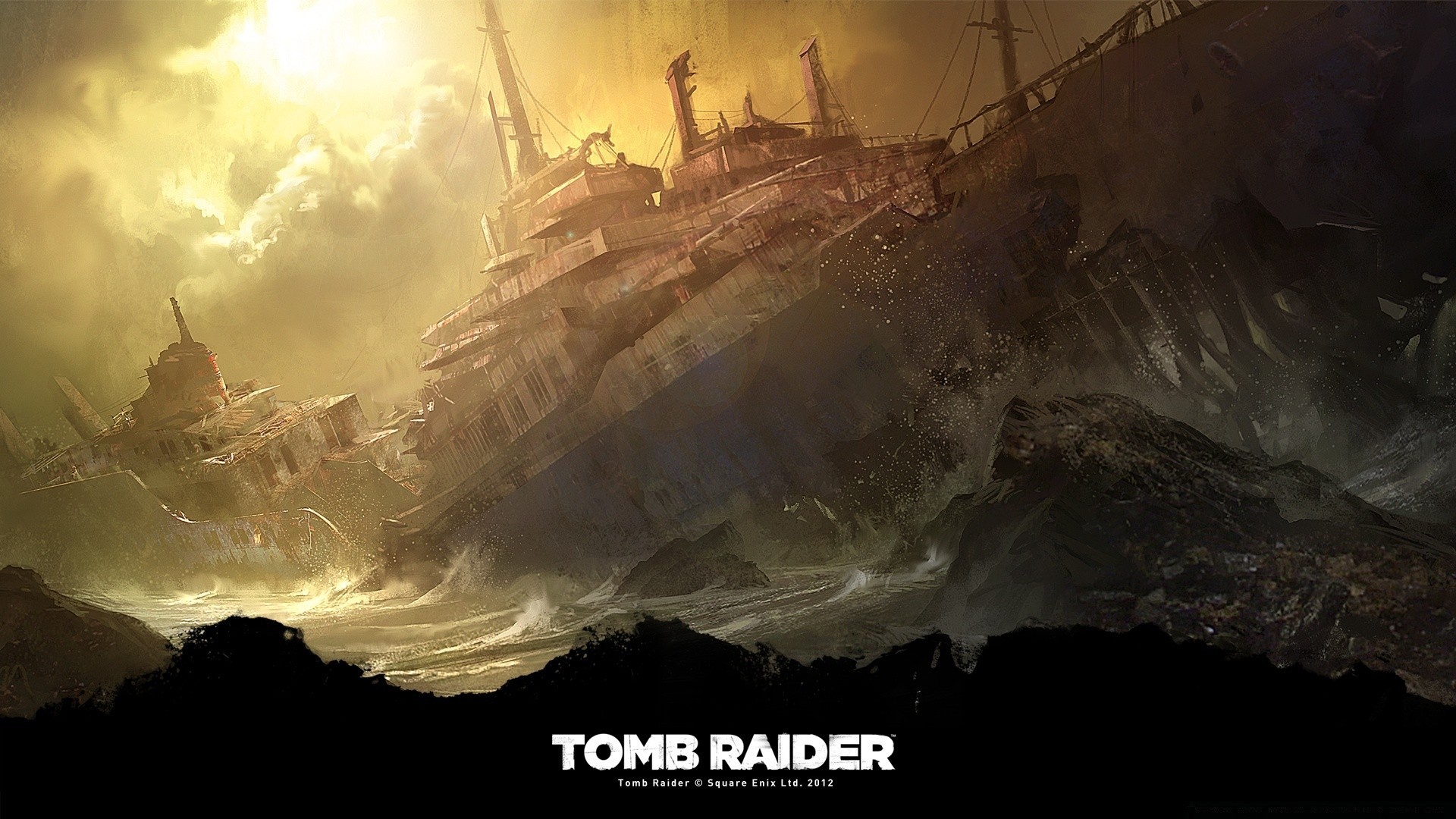 tomb raider eau en plein air voyage aube coucher de soleil soir sombre paysage ciel