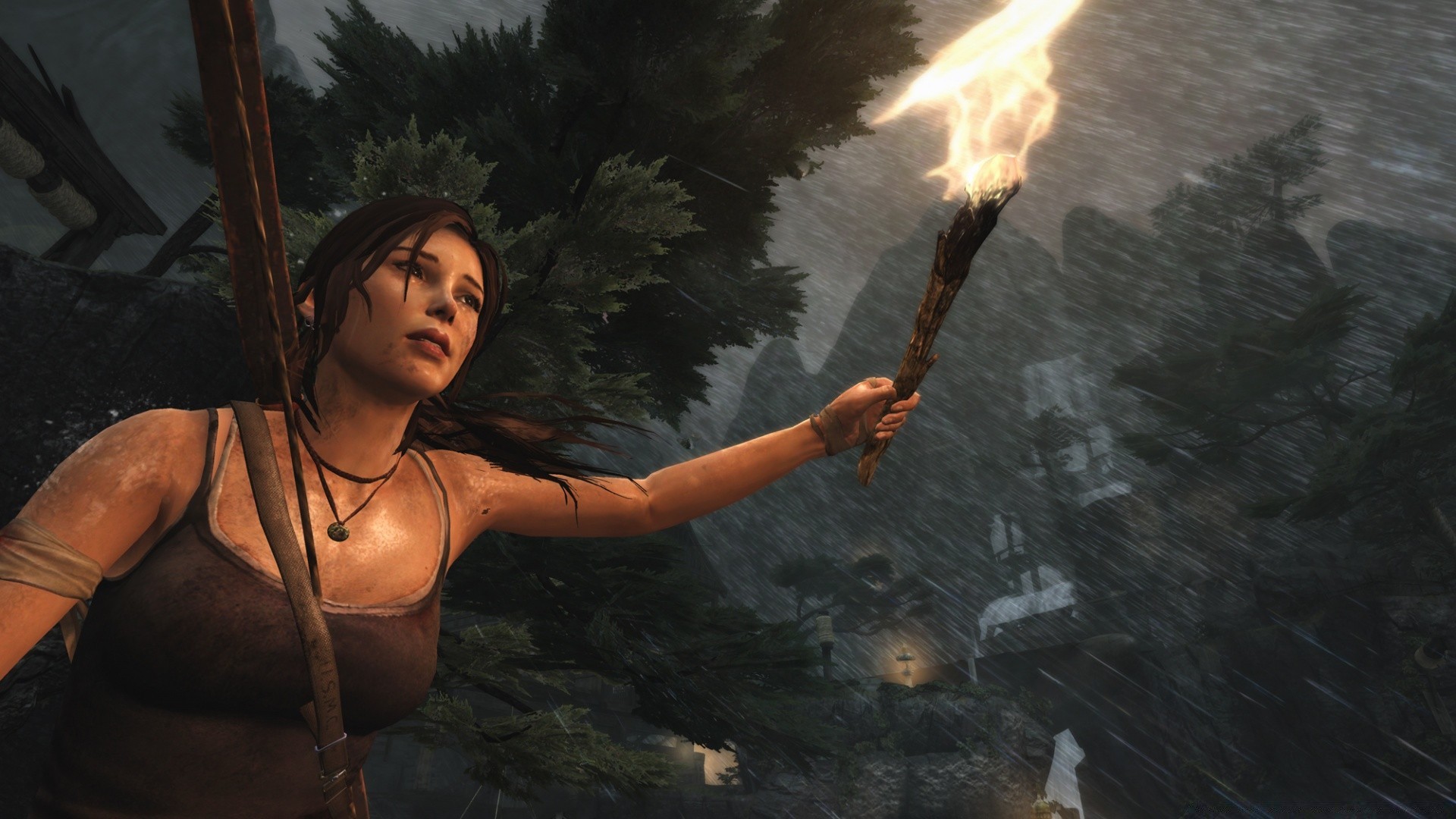 tomb raider бір ересек әйел қыз су кию портрет ашық ауада демалыс