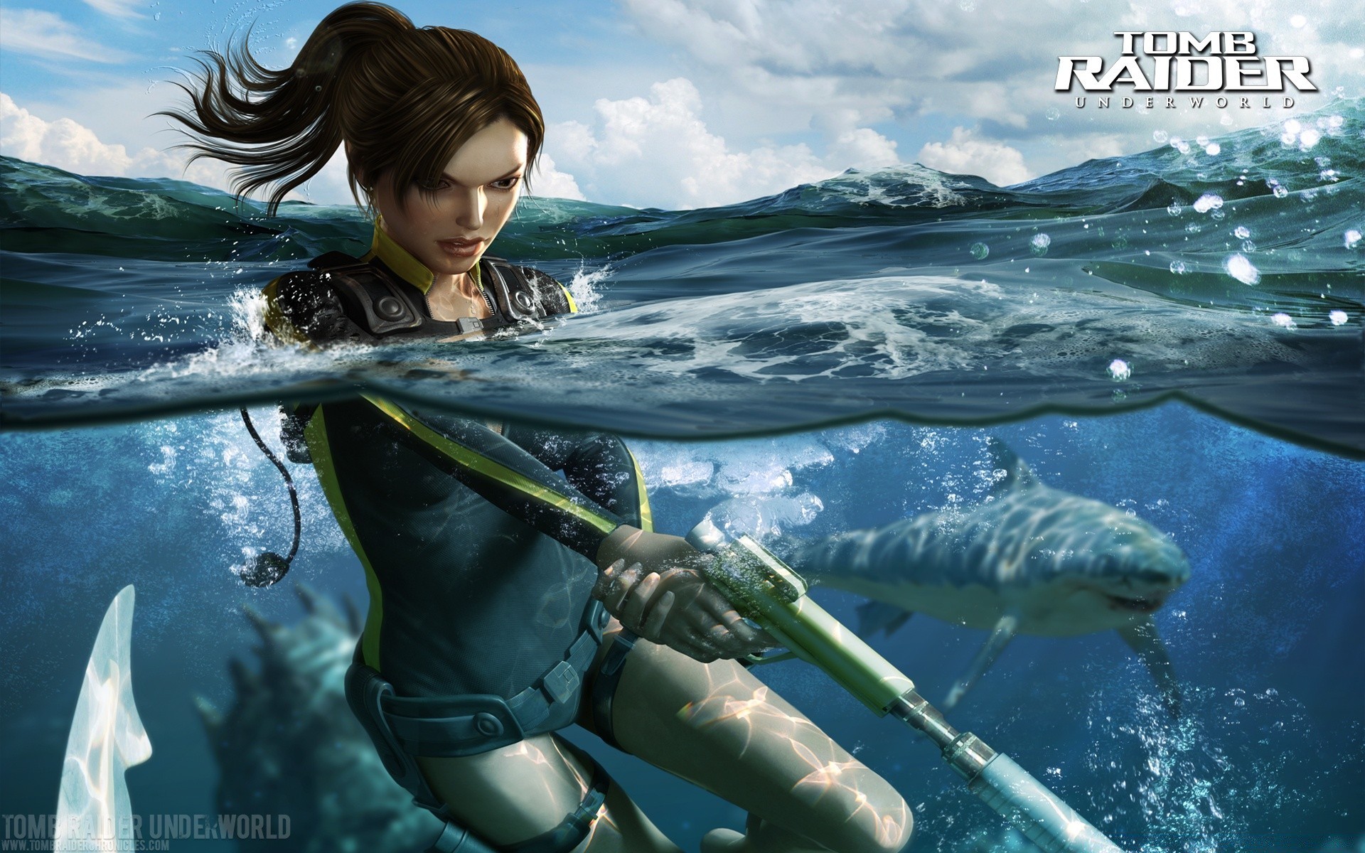 tomb raider wasser im freien unterwasser schwimmen meer nass reisen natur sommer vergnügen horizontal