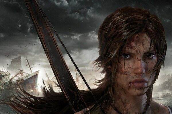 Lara Croft sur fond d Apocalypse