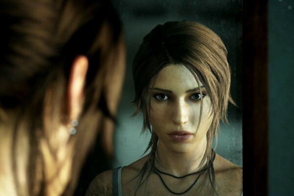 Lara Croft and her Reflection