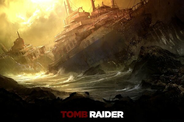 Tomb Raider barcos abandonados