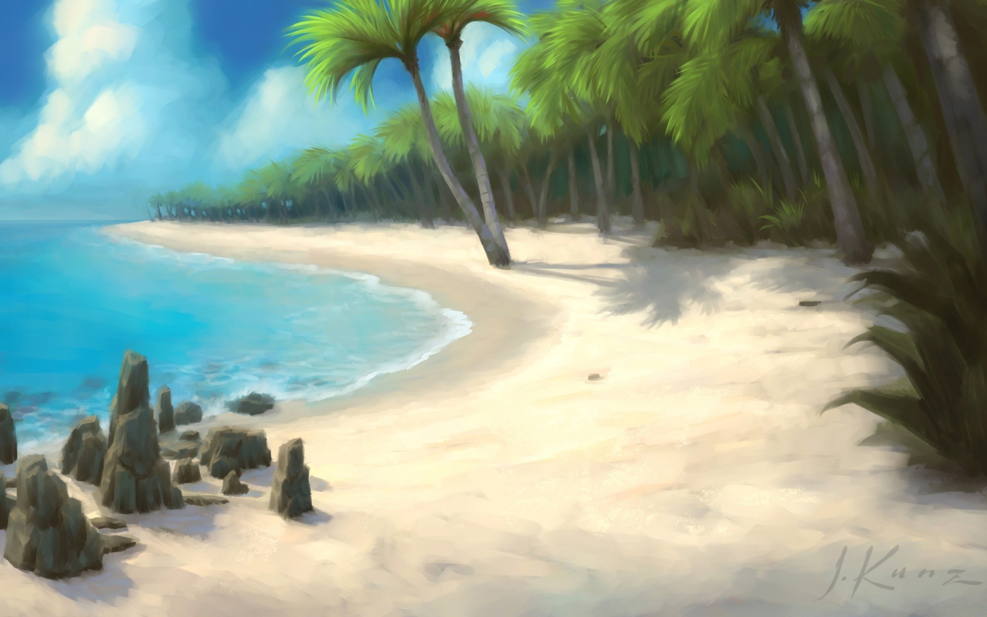 world of warcraft tropisch strand wasser sand reisen meer ozean sommer palmen exotisch insel idylle im freien entspannung baum brandung landschaft sonne himmel