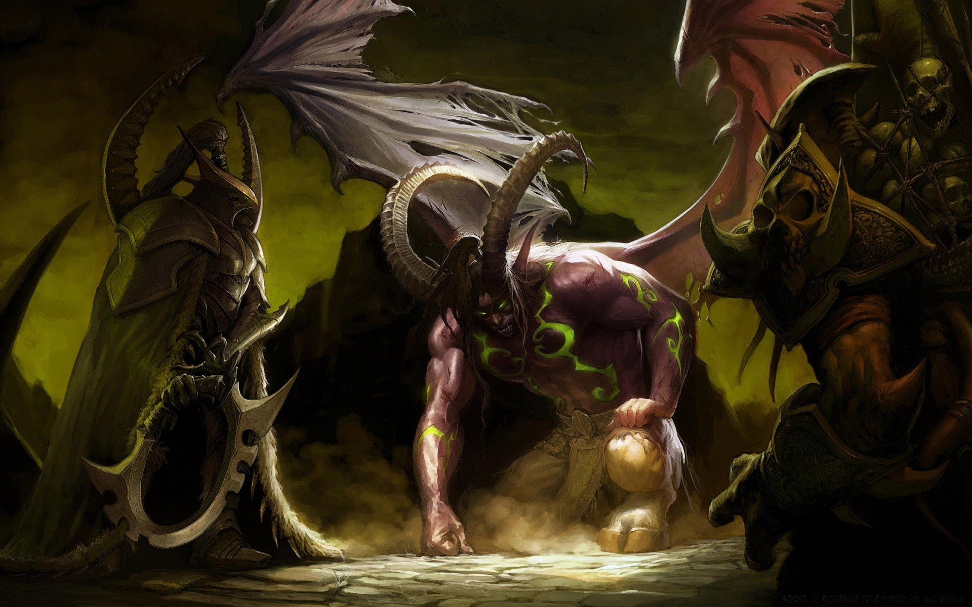 world of warcraft art religion monstre