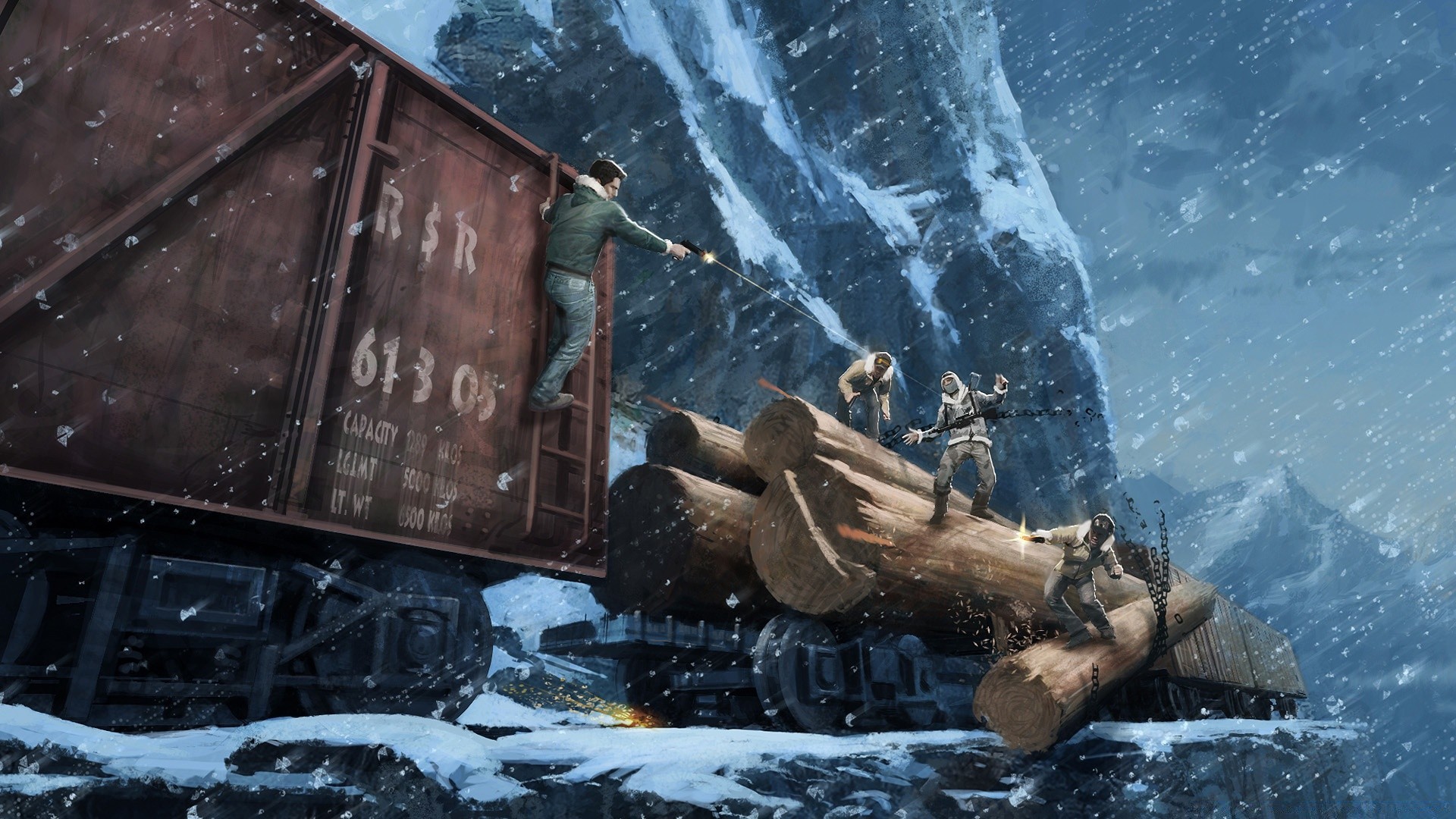 uncharted auto acqua sistema di trasporto all aperto neve inverno viaggi mammifero