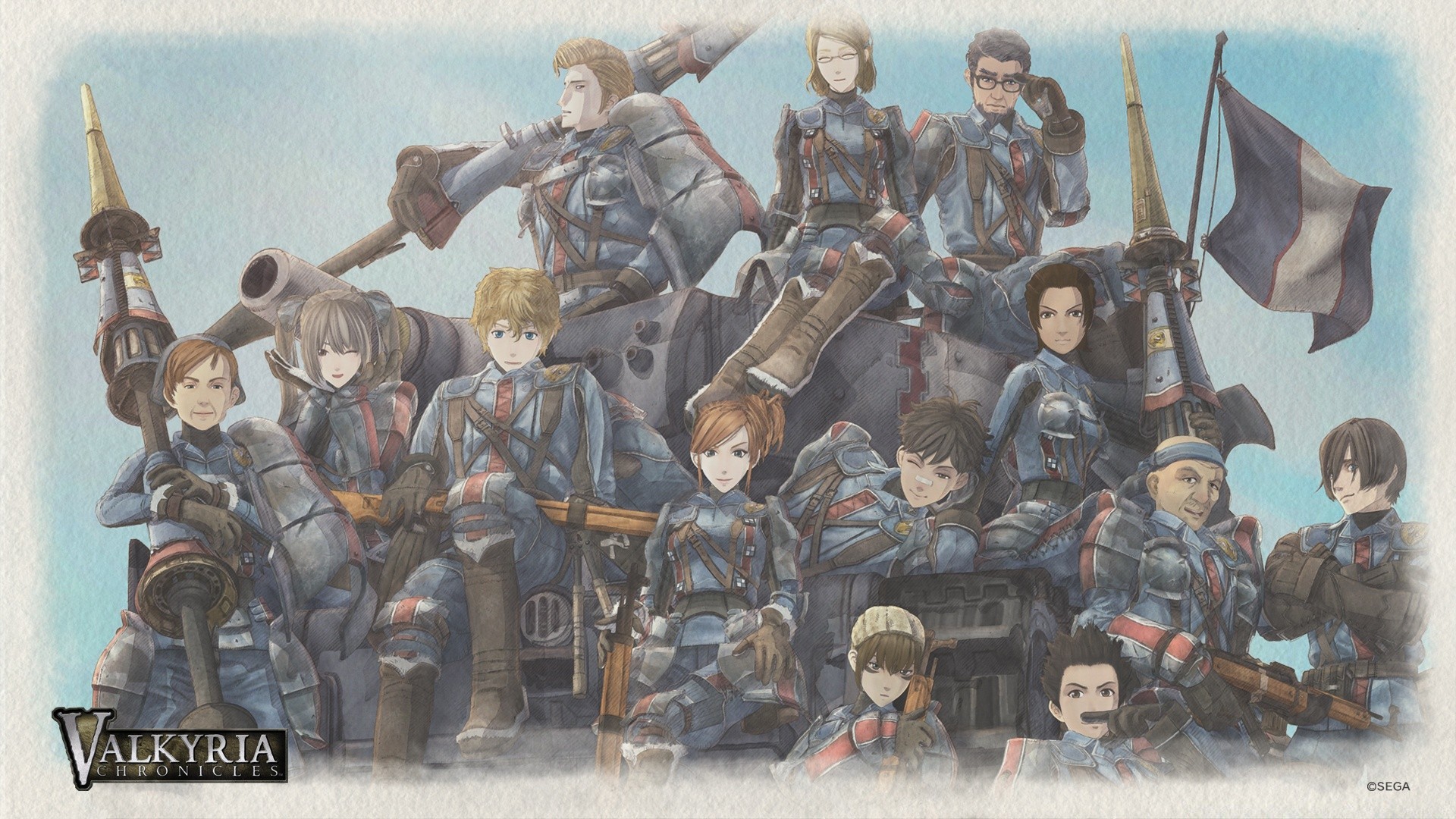 valkyria chronicles człowiek grupa wojny żołnierz broń walka dorosły armia wojskowy wiele bitwa pistolet sztuka kobieta dziecko