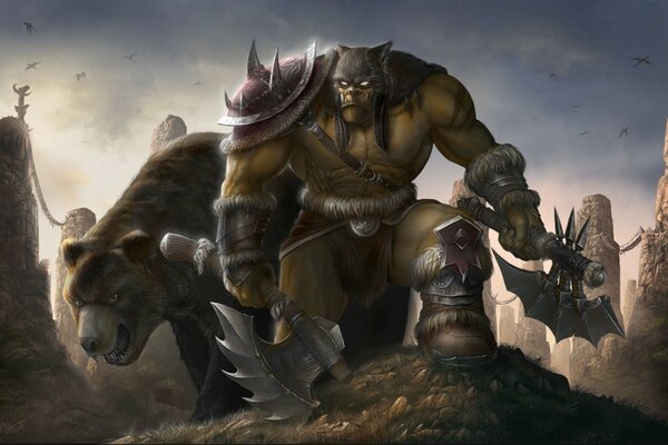 Ein düsteres Bild aus world of Warcraft