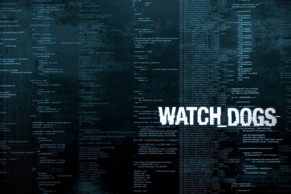 Watch_dogs. Desktop background