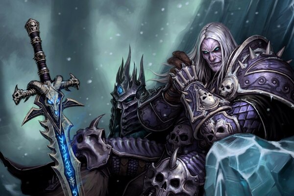 Bild eines Kriegers mit einem Schwert aus World of Warcraft