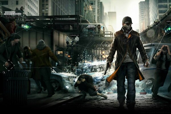 Watch_dogs. Rébellion contre la police