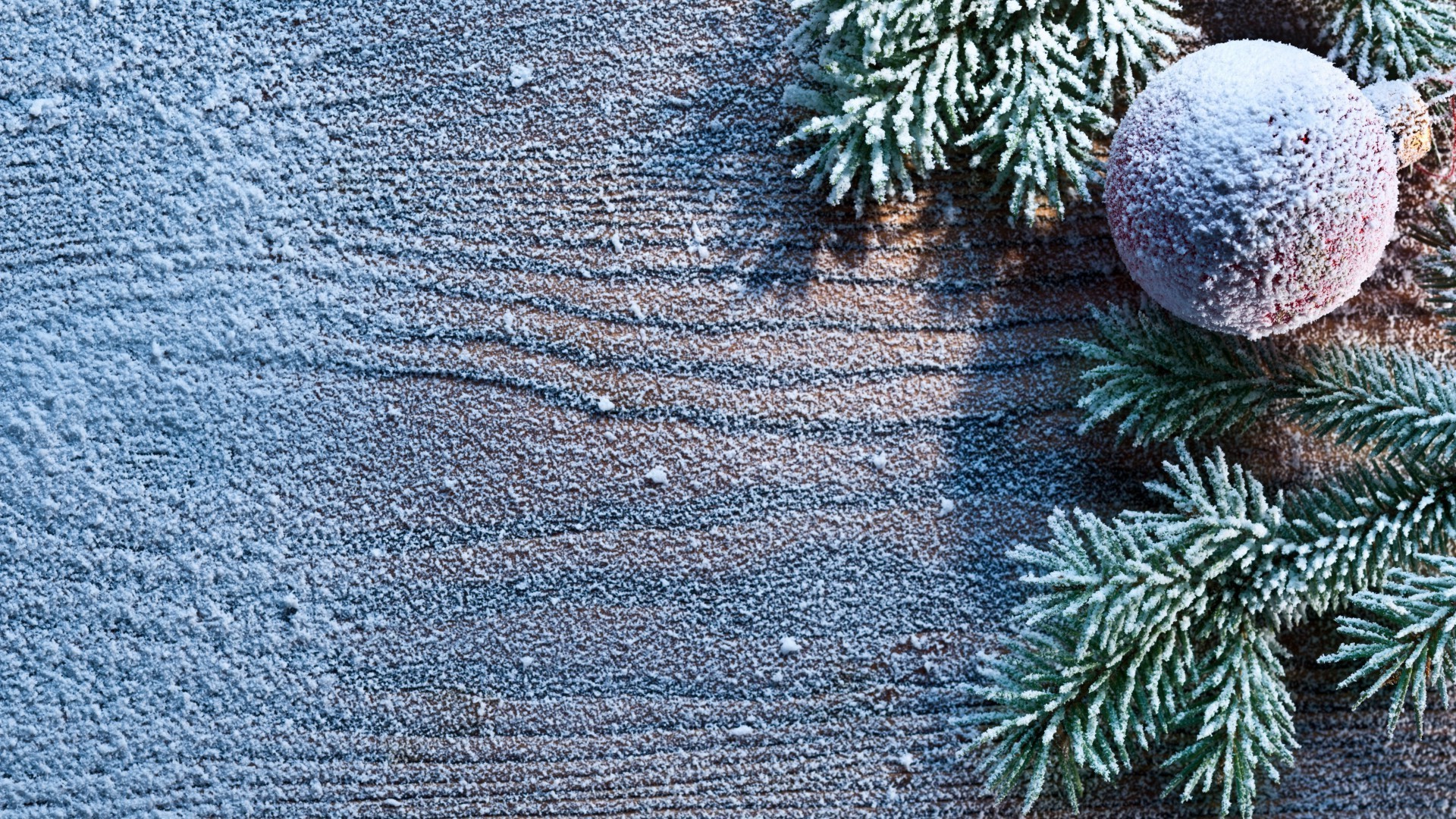 new year desktop winter christmas texture pattern abstract color decoration close-up season frost tree ball