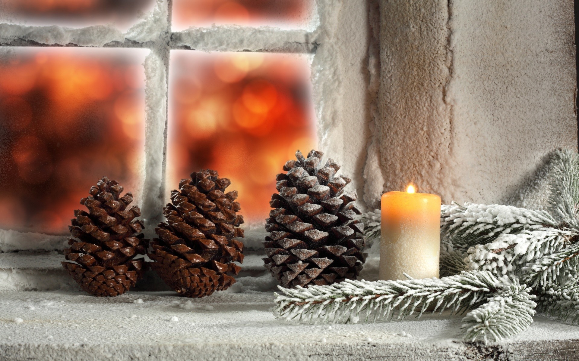 natale inverno candela decorazione tradizionale desktop vacanza avvento neve candela fiamma natura stagione colore cono legno luce