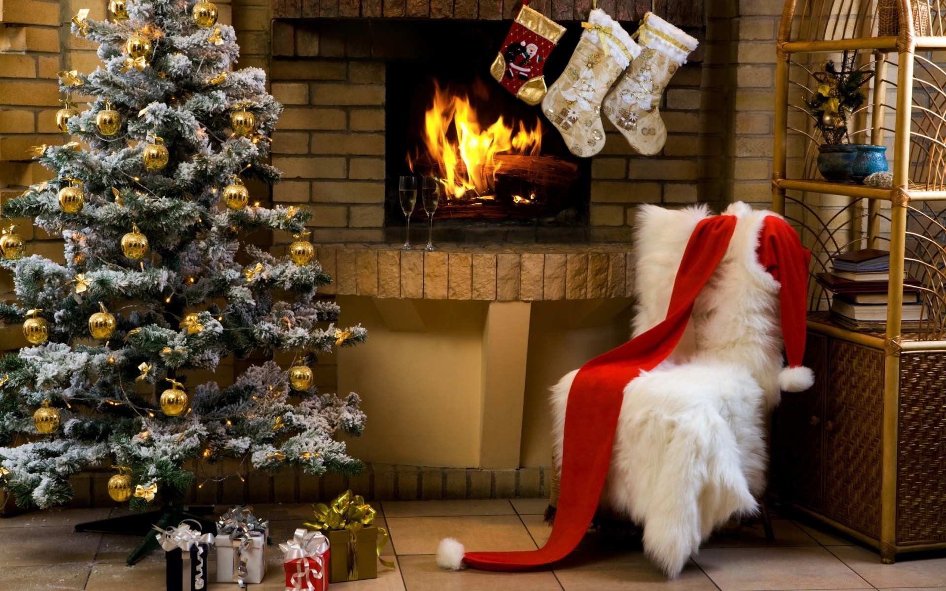 christmas interior design furniture room fireplace one indoors family flame house