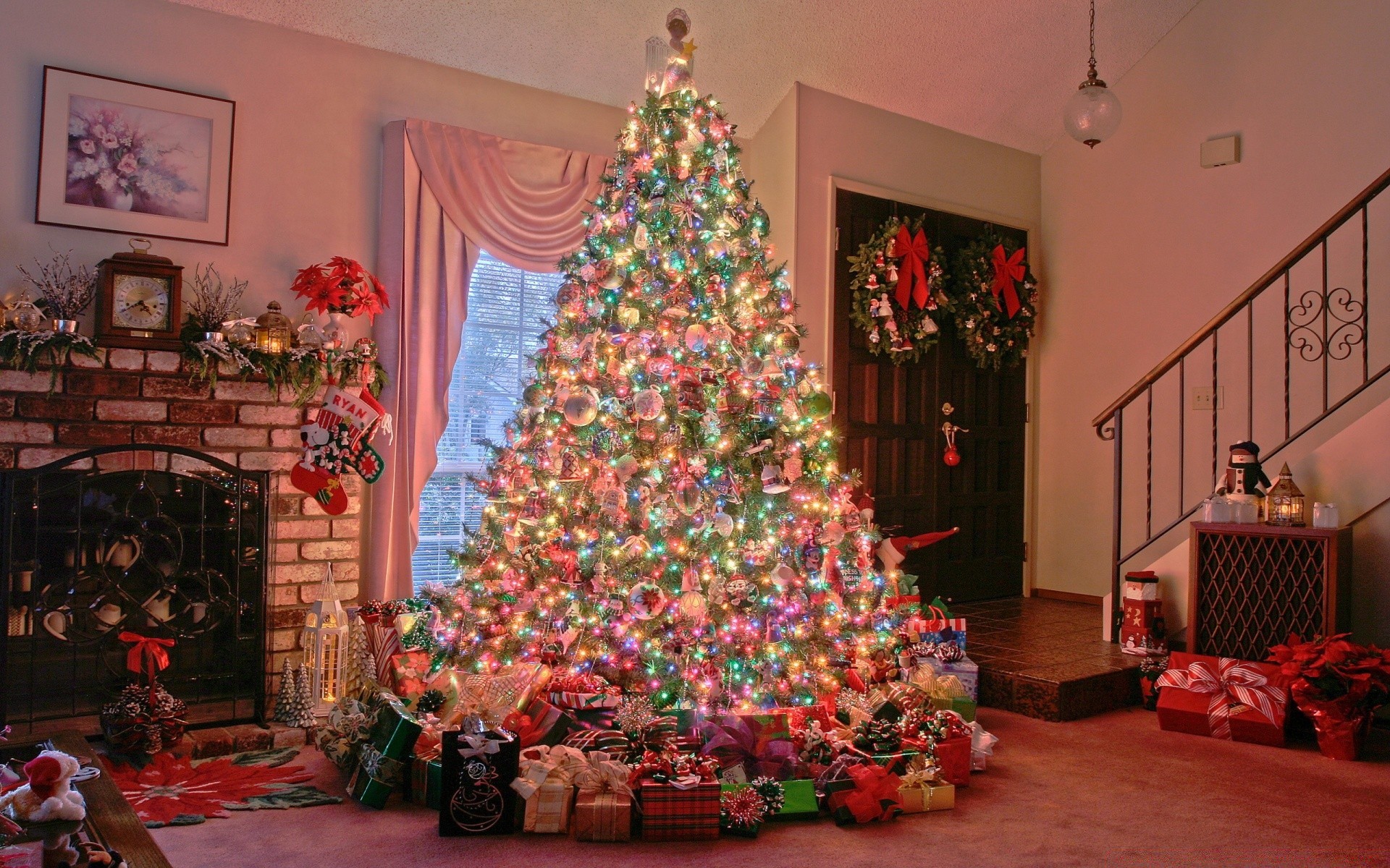 weihnachten innenarchitektur dekoration weihnachtsbaum haus drinnen zimmer möbel zuhause familie