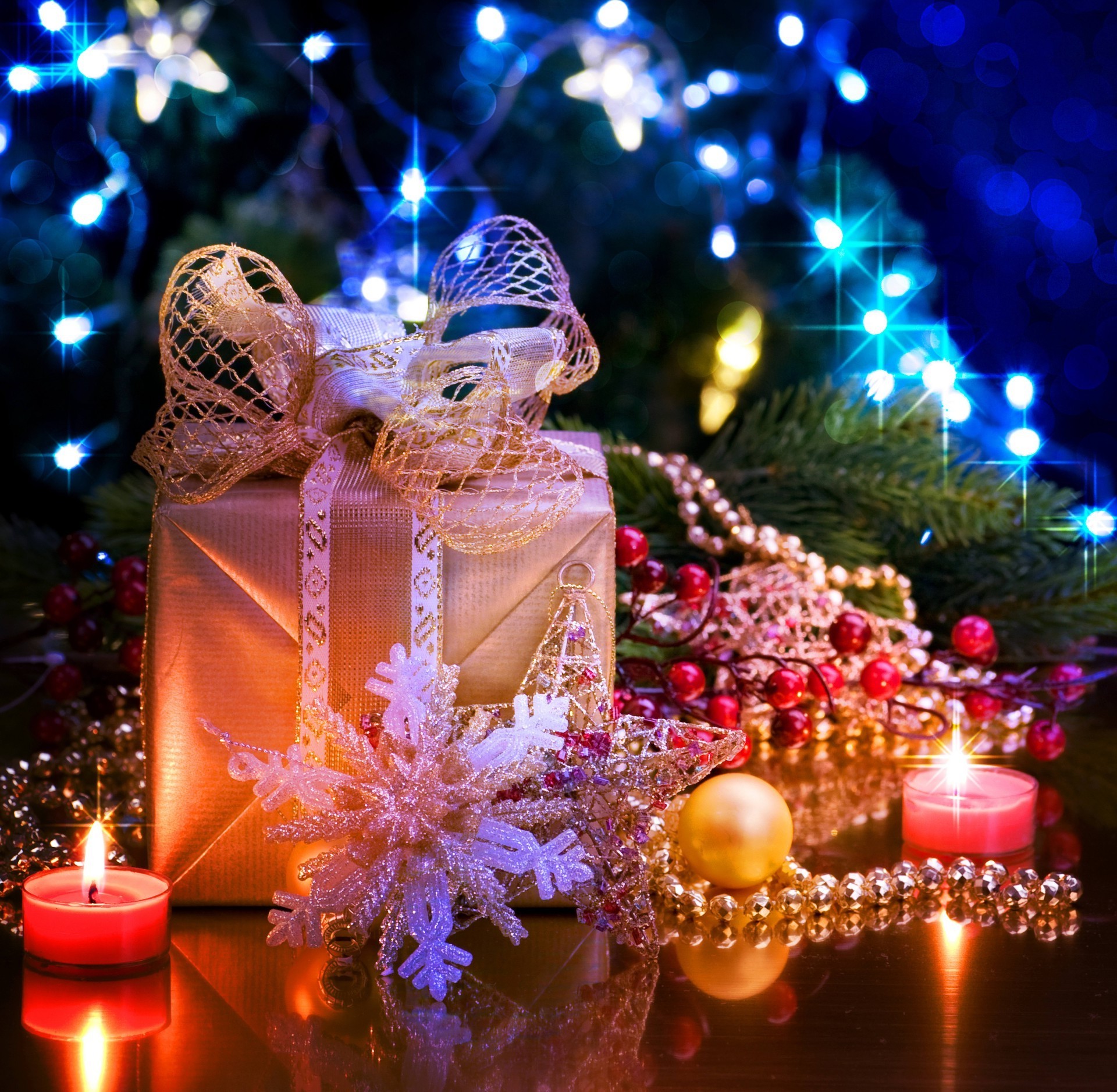 новый год рождество праздник зима украшения нить свеча светит лук золото участник появлением мерри отпуск традиционные рождественская елка свет мяч подарок