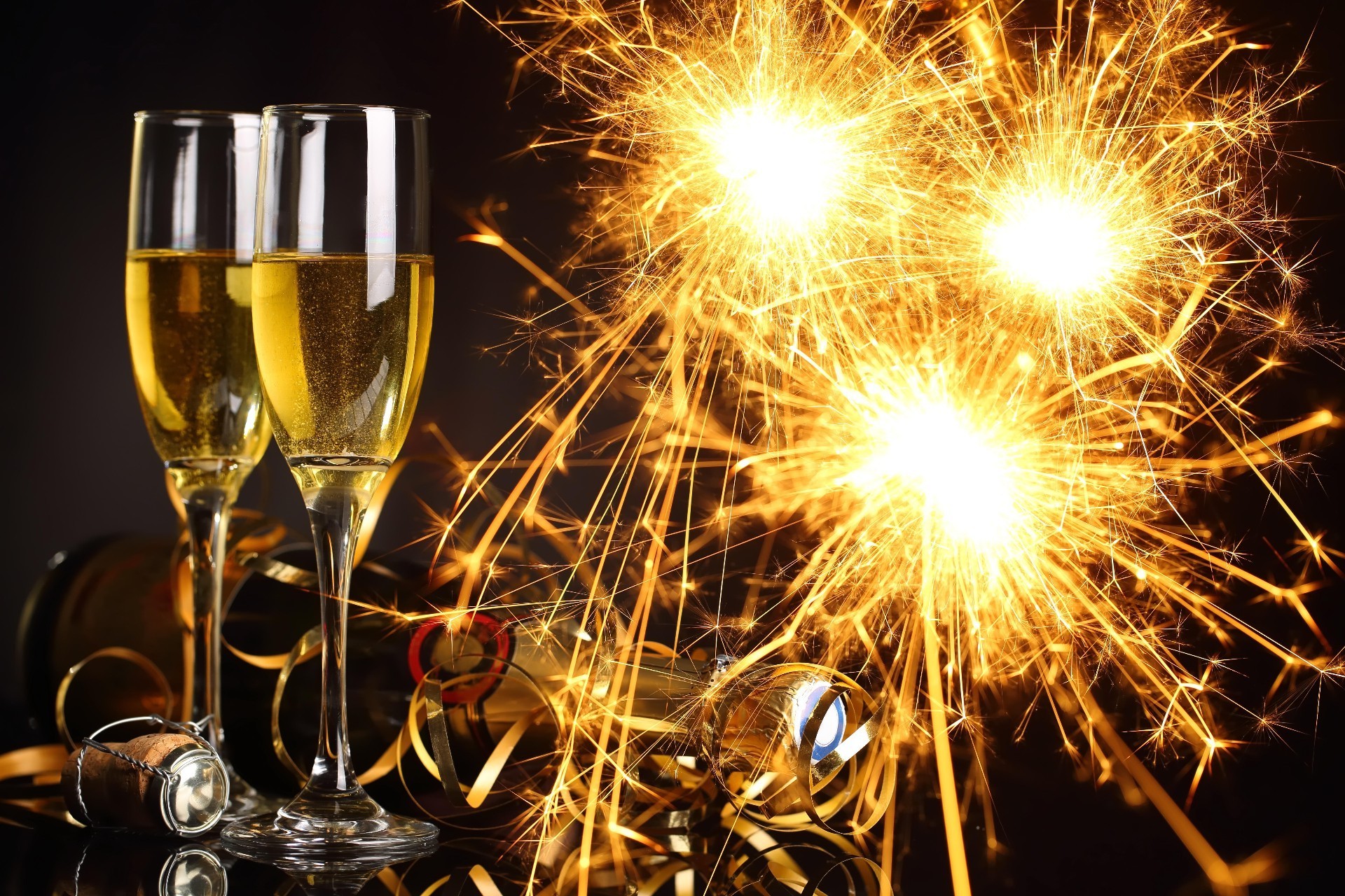 neujahr feiertag weihnachten eva party champagner jahrestag flamme urlaub feuerwerk explosion sekt gold hell wein anlass mitternacht merry silvester funkeln