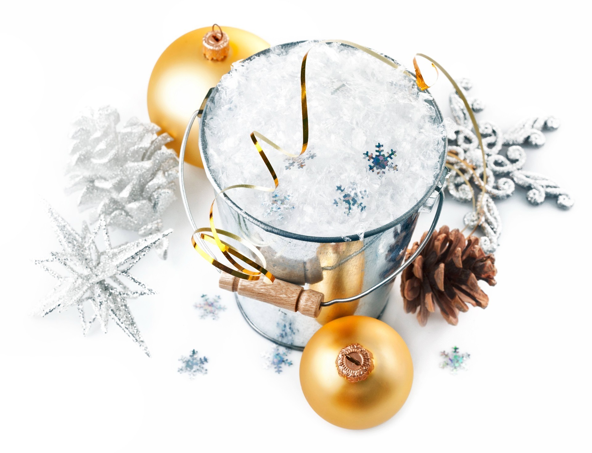 ano novo inverno natal bola feriado decoração desktop vidro ouro esfera pulseira merry temporada fio brilhante floco de neve tradicional neve brilha