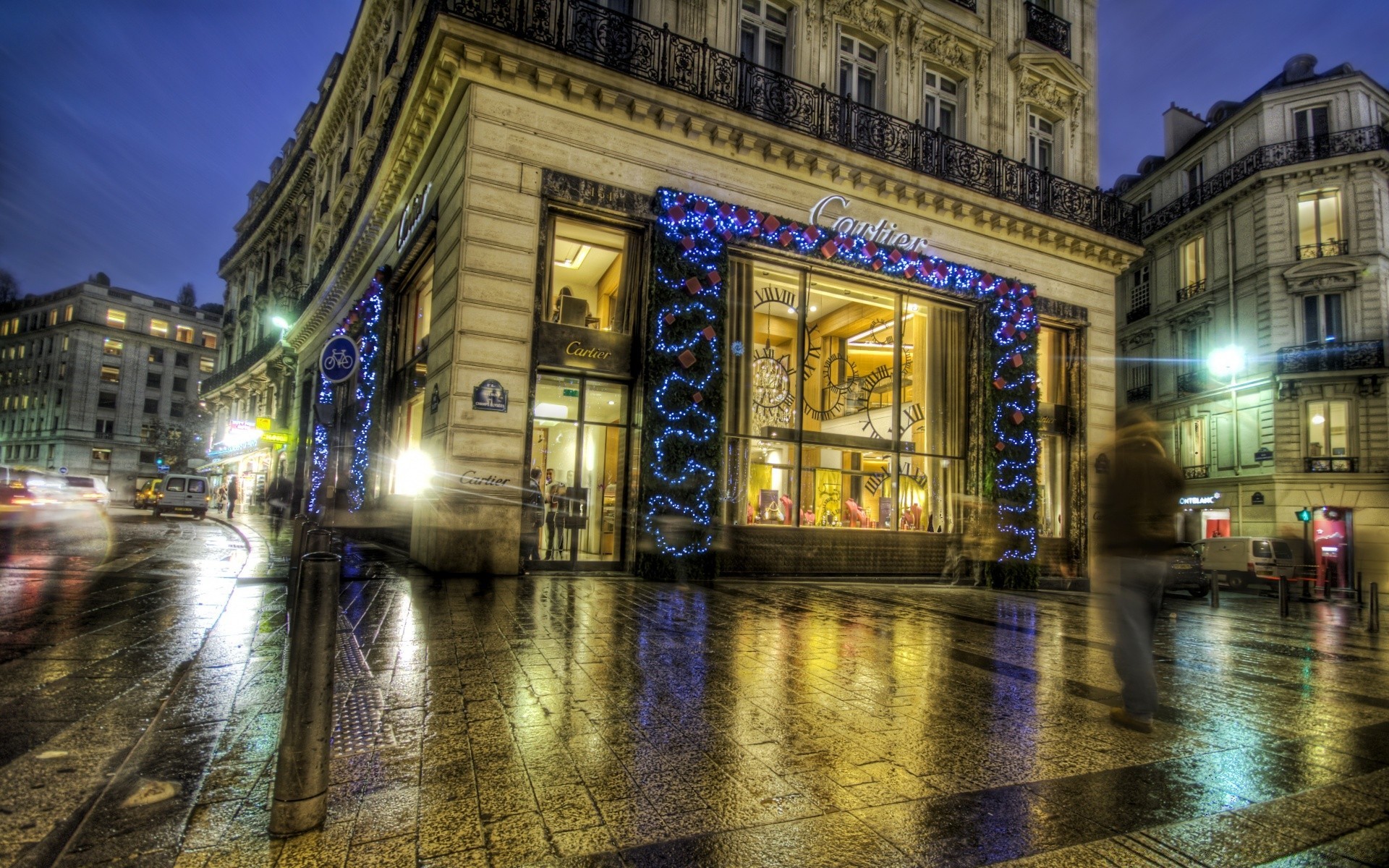 christmas city travel architecture street building dusk urban illuminated reflection evening water light tourism outdoors bridge town sight river sky