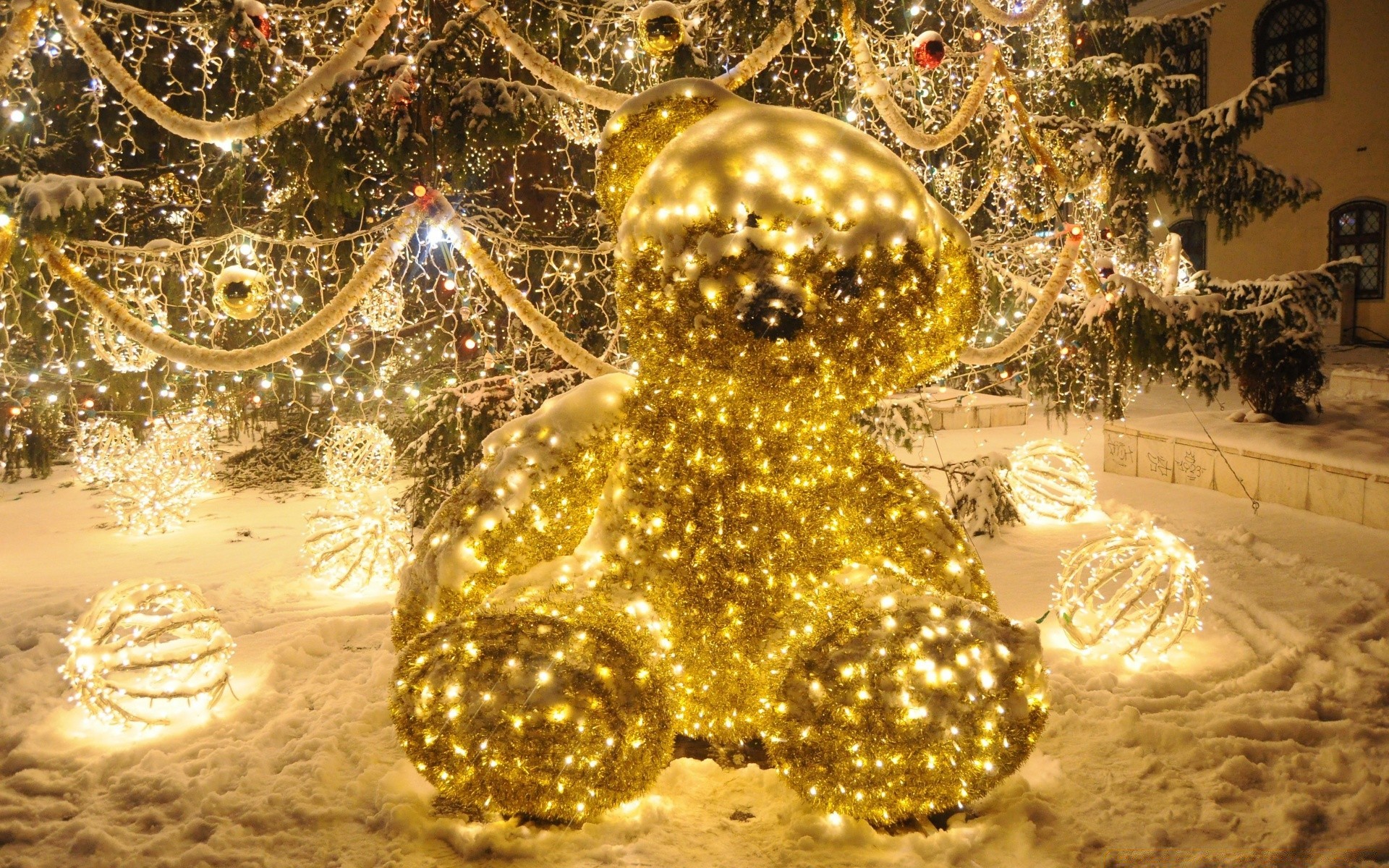 natale oro decorazione vacanza splende inverno desktop glitters regalo