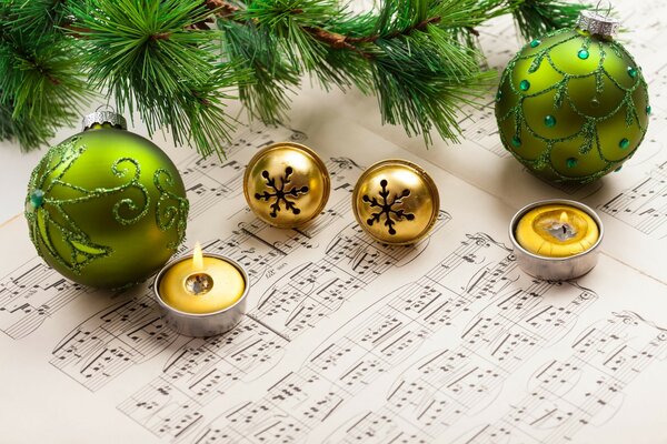 Sphère de Noël, boules de Noël et décorations