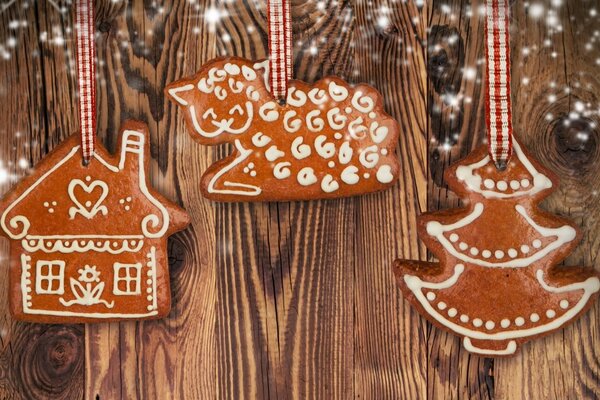 Wooden decorations for Christmas