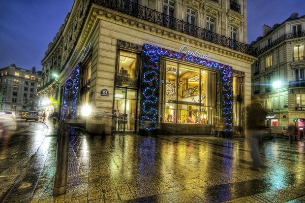 Une ville exceptionnellement brillante à Noël