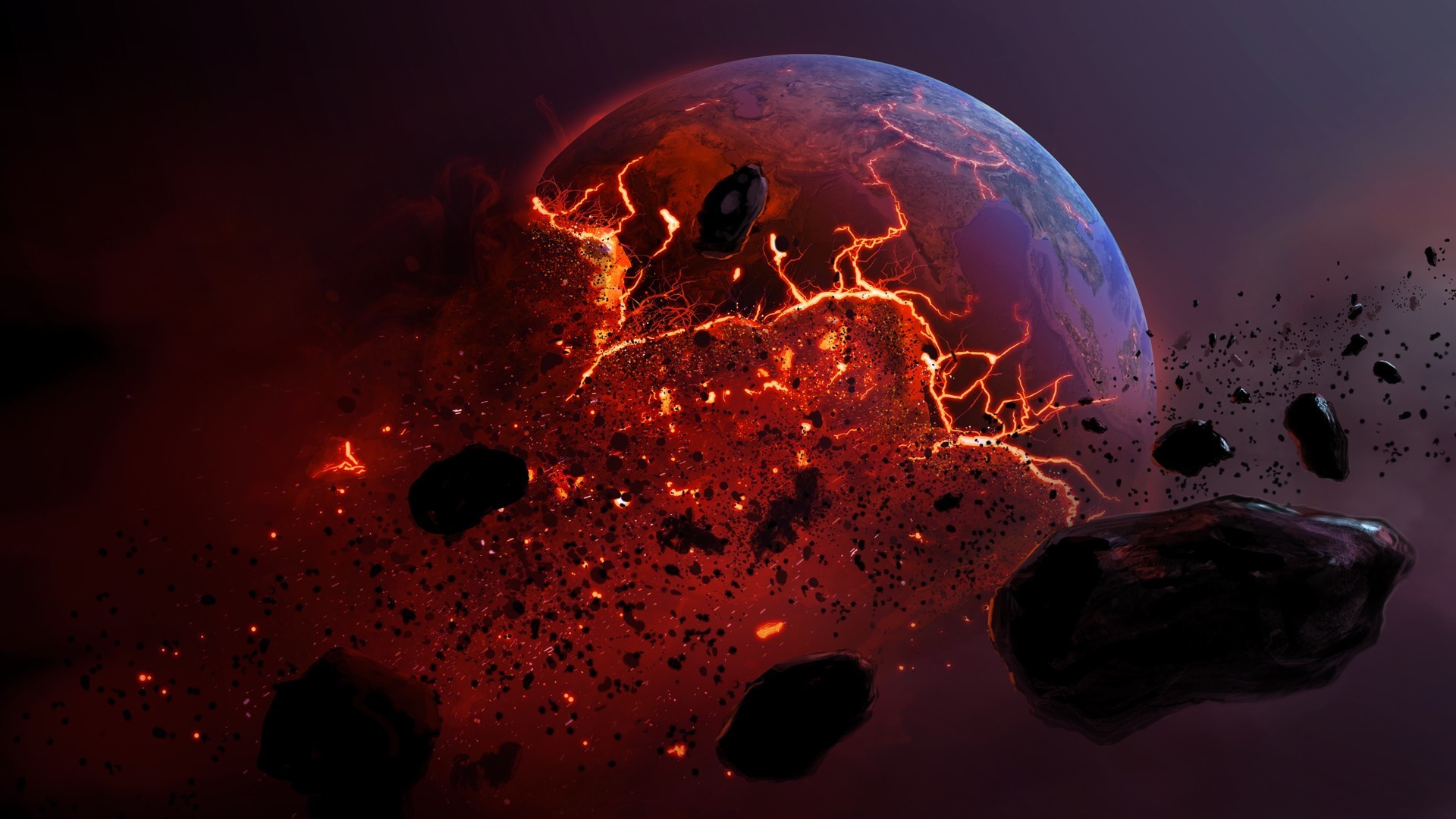 взрывы наука планеты луна астрономия шарообразные пространство аннотация пламя искусство разведка рабочего стола сфера