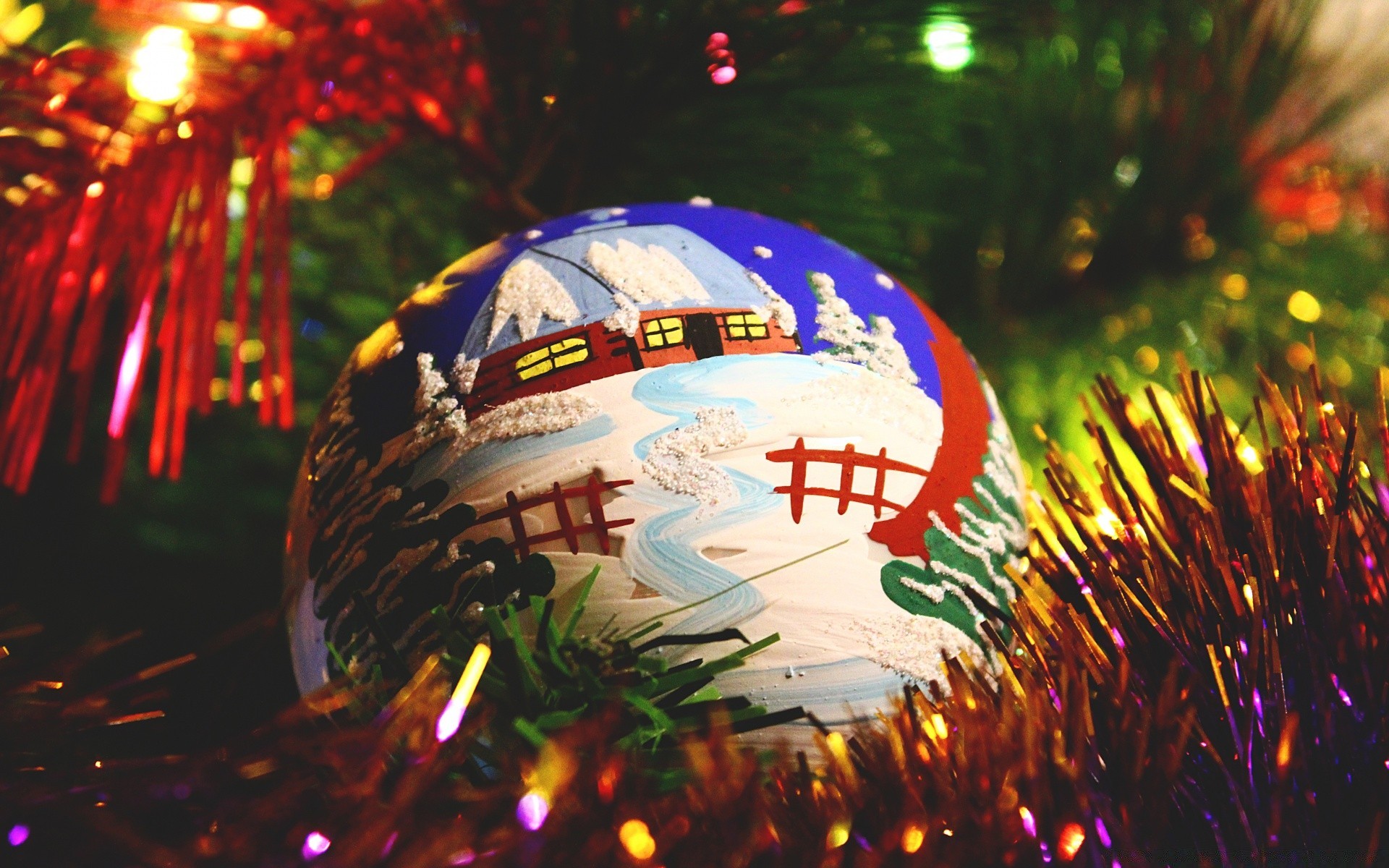 christmas celebration winter ball sphere merry blur festival new year shining tree gold christmas tree vacation party light fun decoration evening