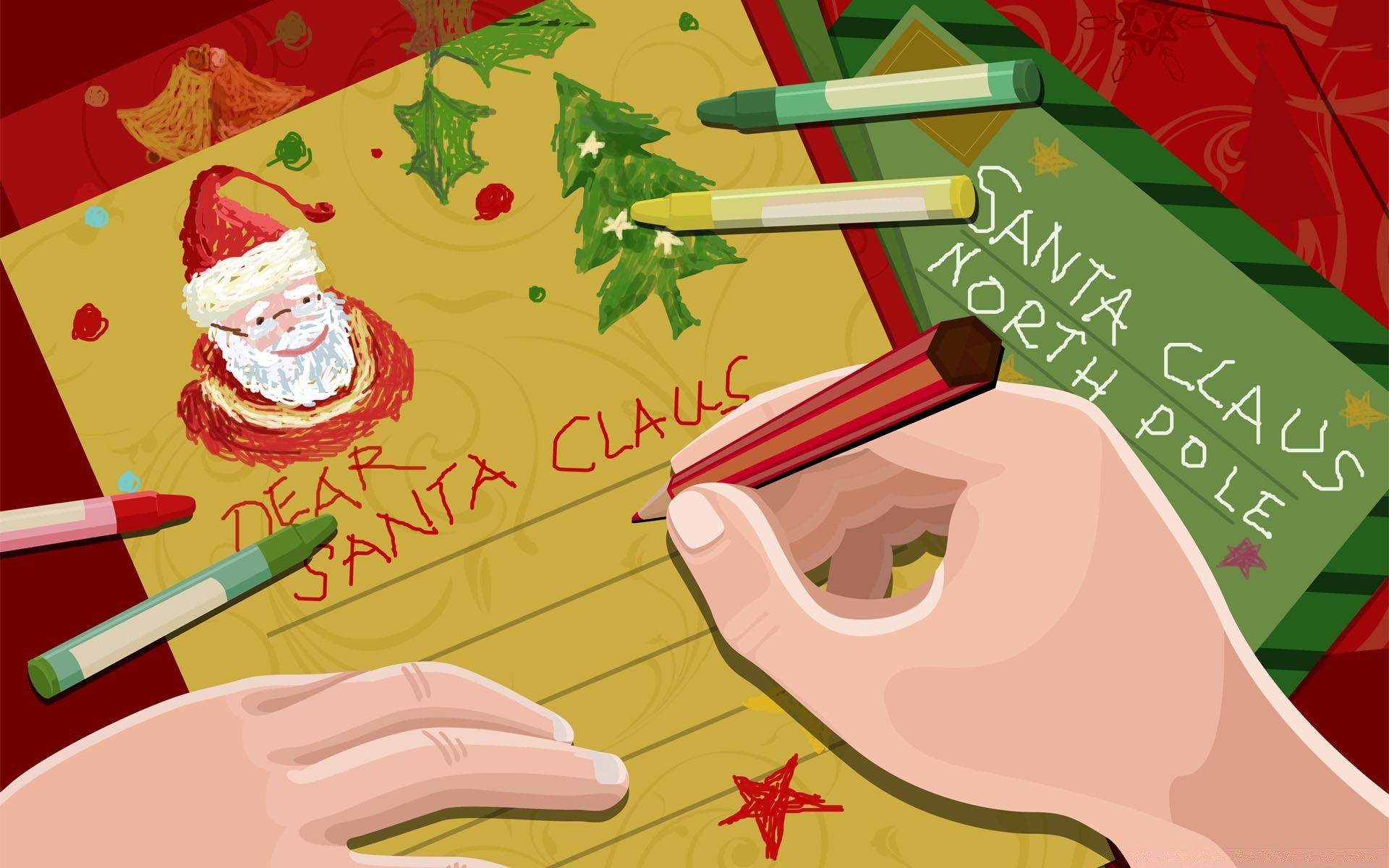 christmas food illustration art