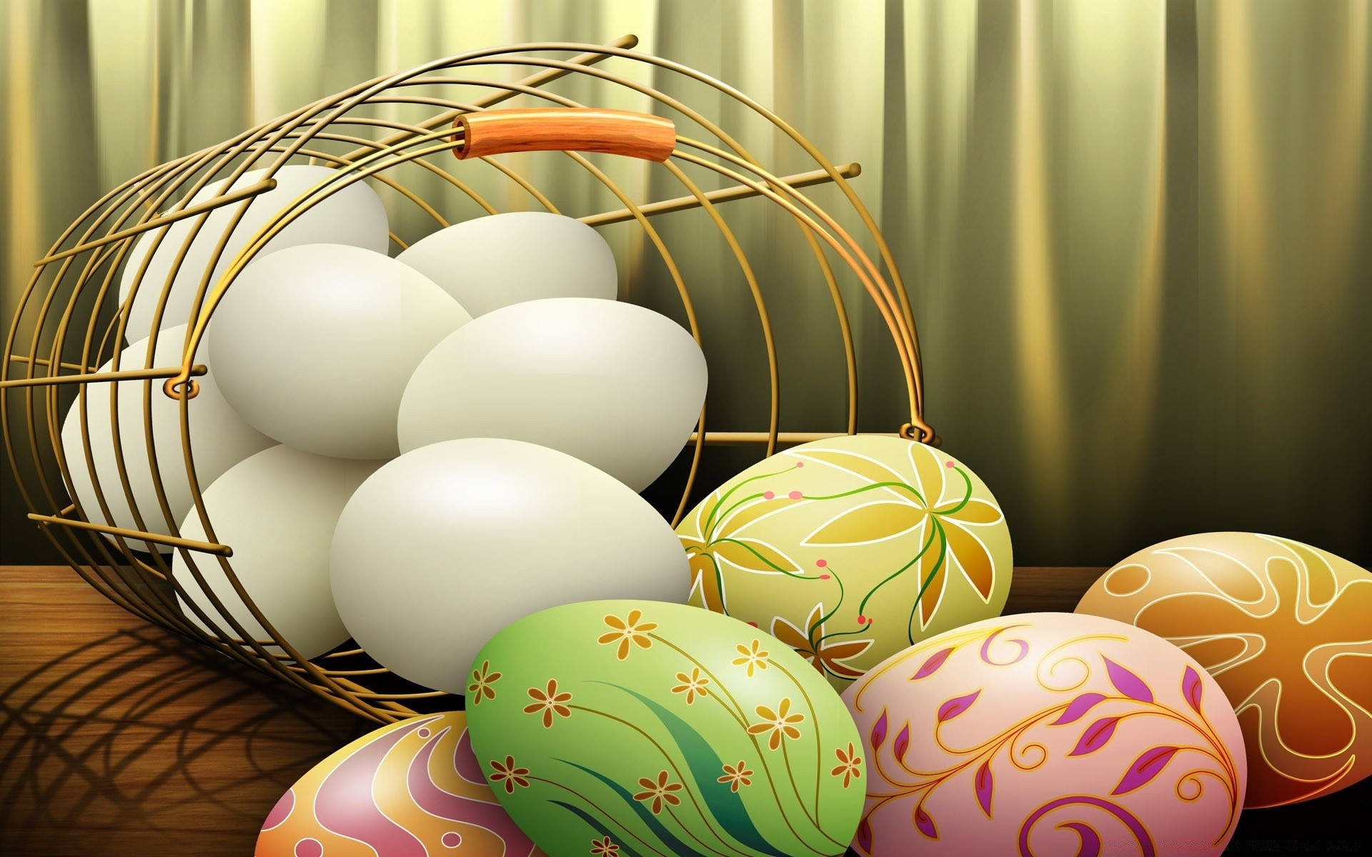 easter egg food decoration desktop design