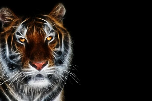 El tigre como la encarnación de la fuerza y el coraje